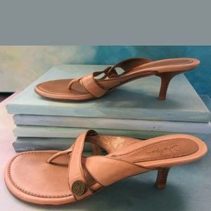 Cole haan kitten heels thong sandals